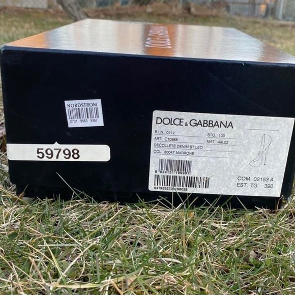 Dolce & Gabbana Décolleté Denim St. Leo Heels 👠 - Picture 5 of 5